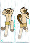 Male cat Body pillow case EJOY ARTS